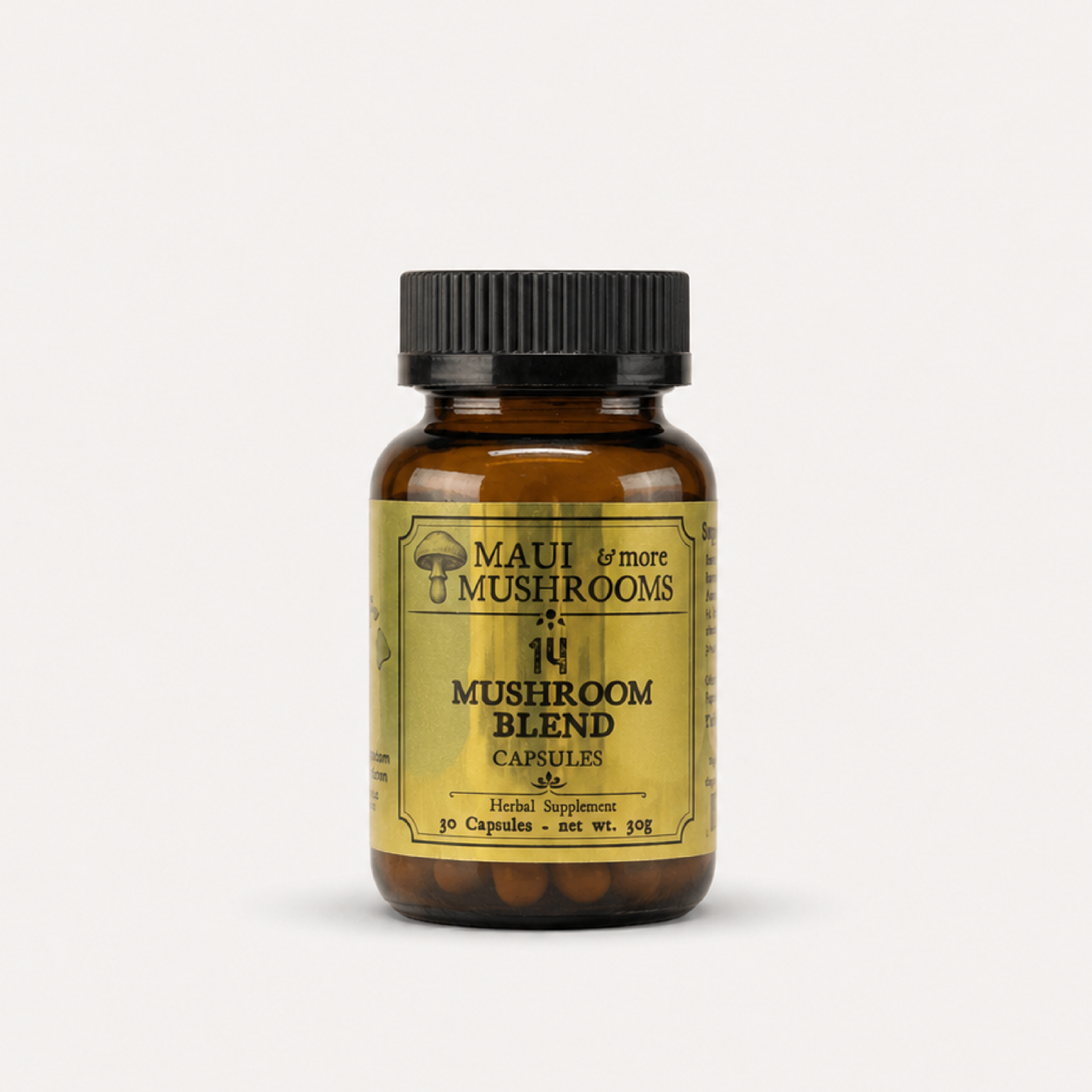 14 Mushroom Blend Capsules – Full-Spectrum Functional Mushroom Support
