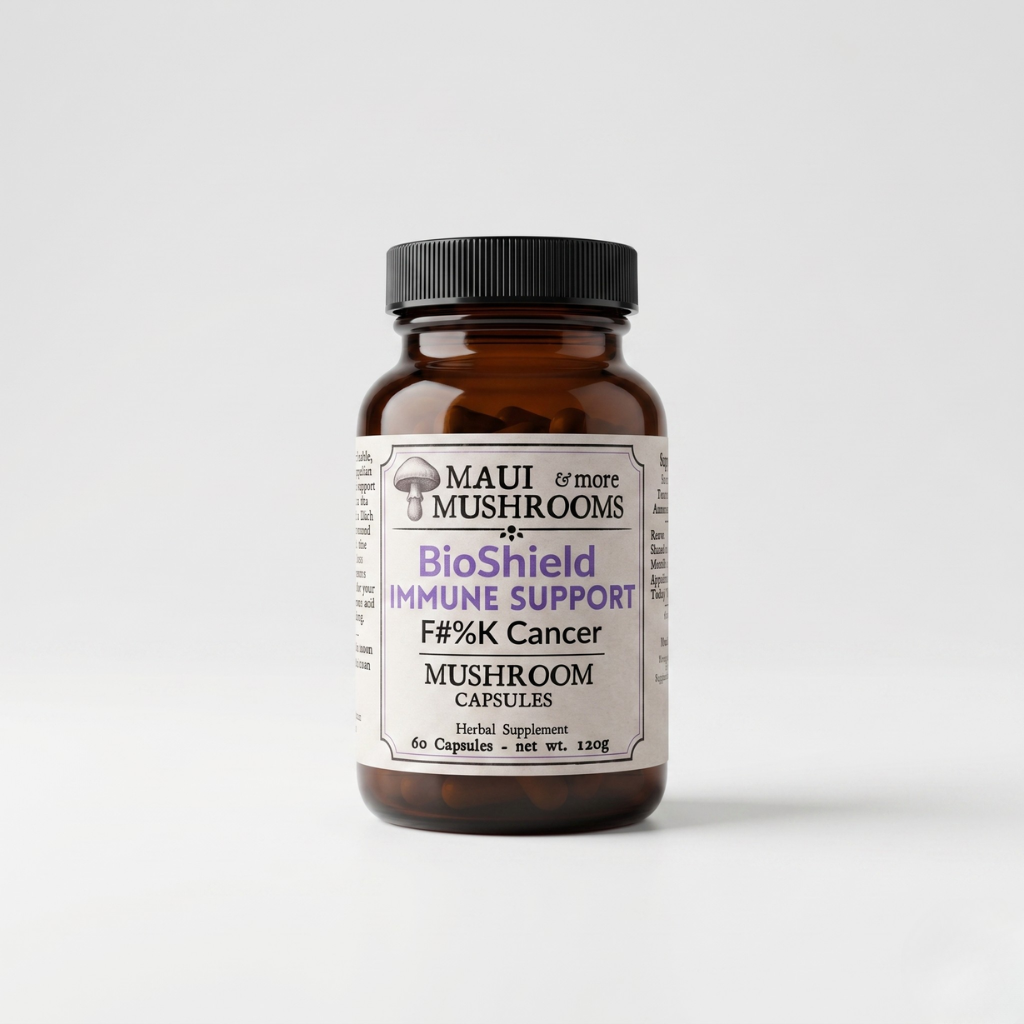 Bio Shield - F#%K Cancer - Mushroom Immune Support Capsules