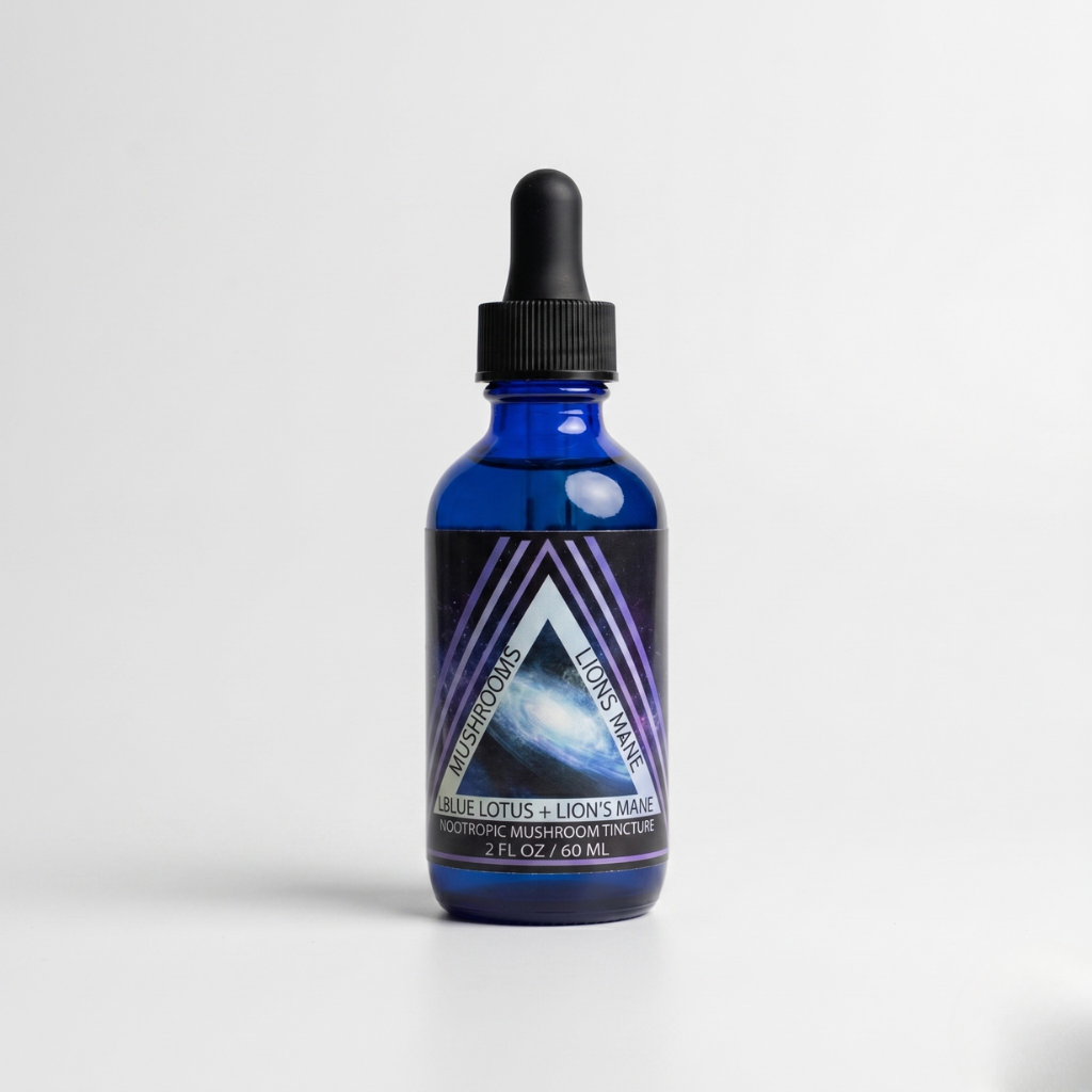 Blue Lotus + Lion’s Mane Nootropic Mushroom Tincture