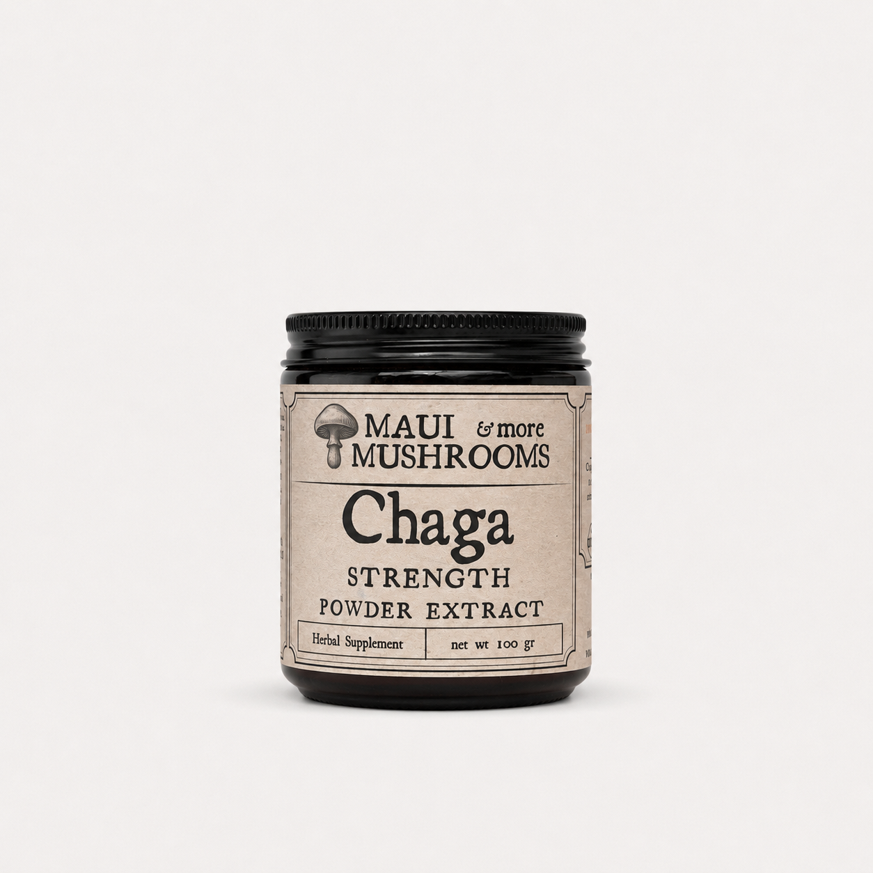 Chaga Powder Extract – Inonotus obliquus (2000 mg)