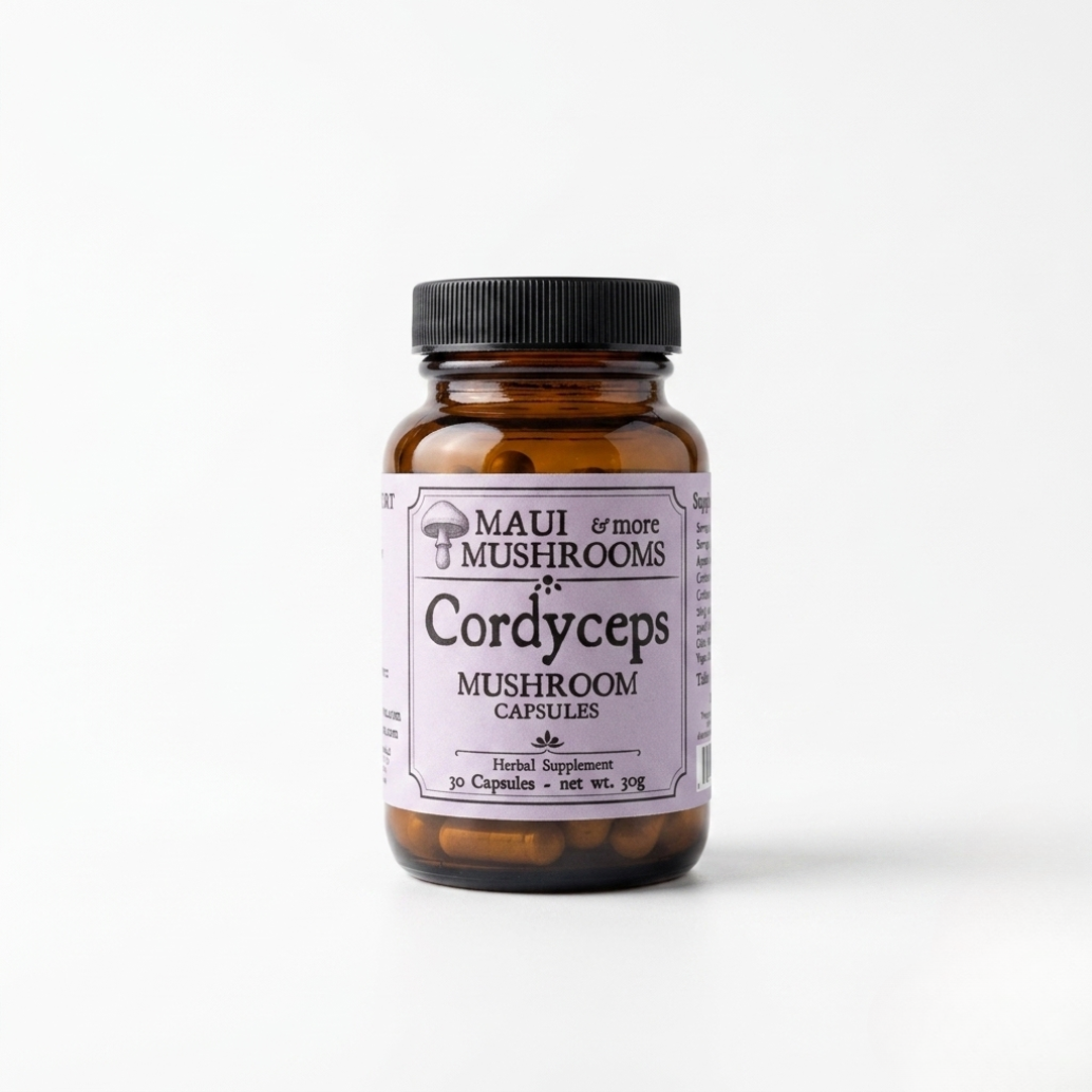 Cordyceps Capsules – Natural Energy, Endurance & Vitality