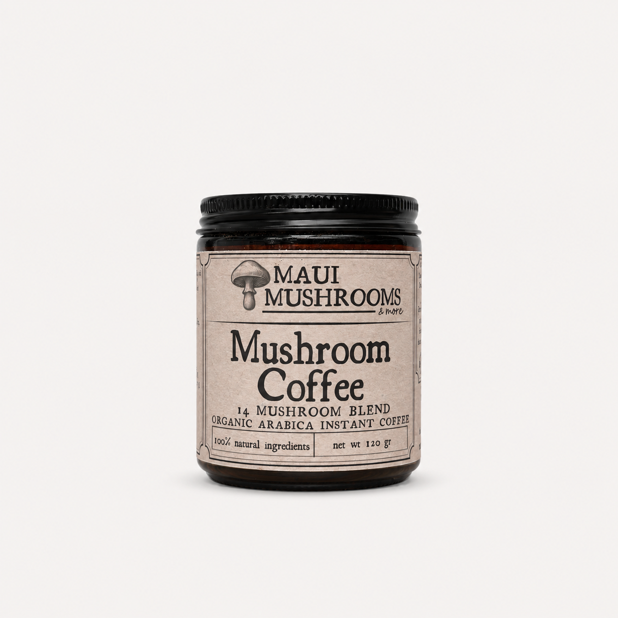 Instant Mushroom Coffee – 14-Mushroom Functional Blend