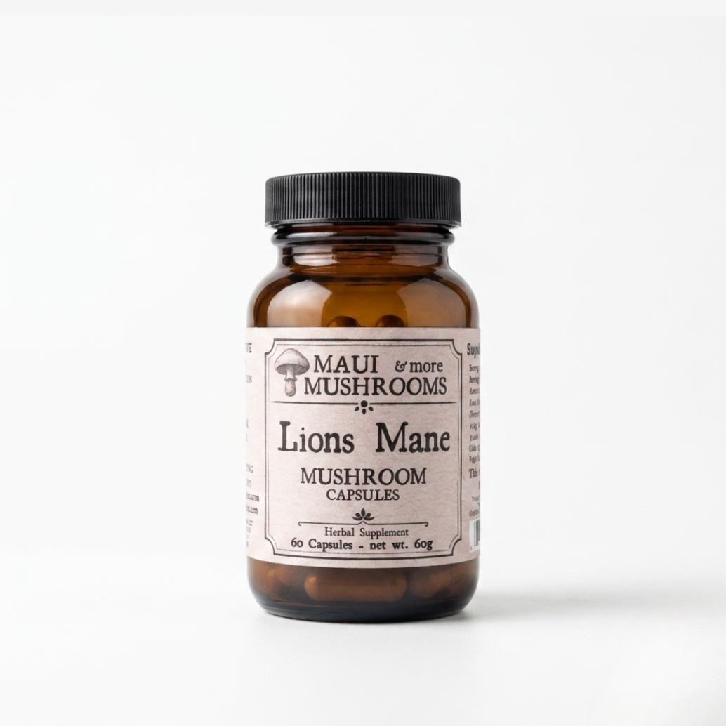 Lion’s Mane Capsules – Cognitive Support & Brain Health