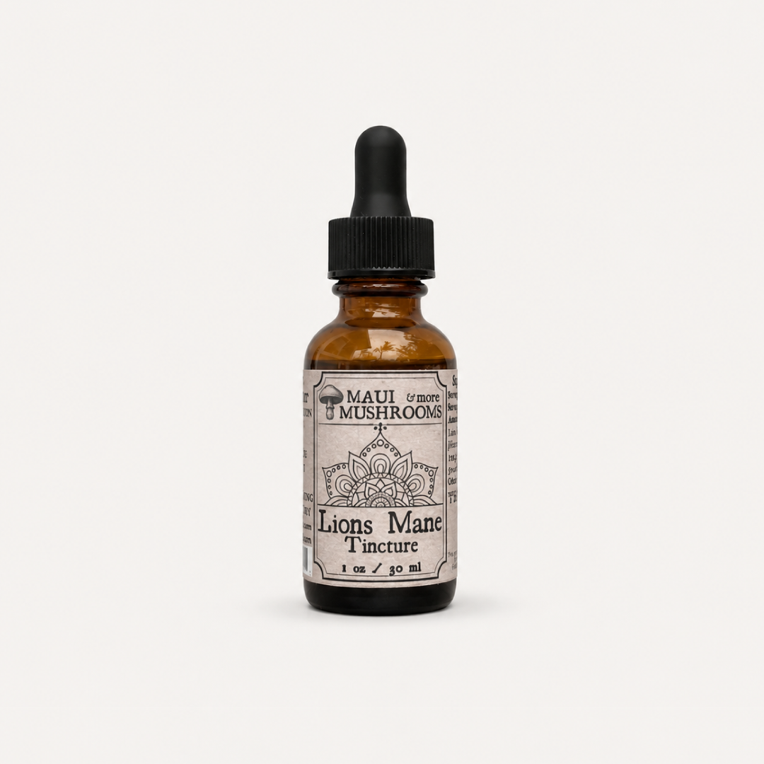 Lion’s Mane Tincture – Dual + Ultrasonic Extract for Focus & Cognitive Support