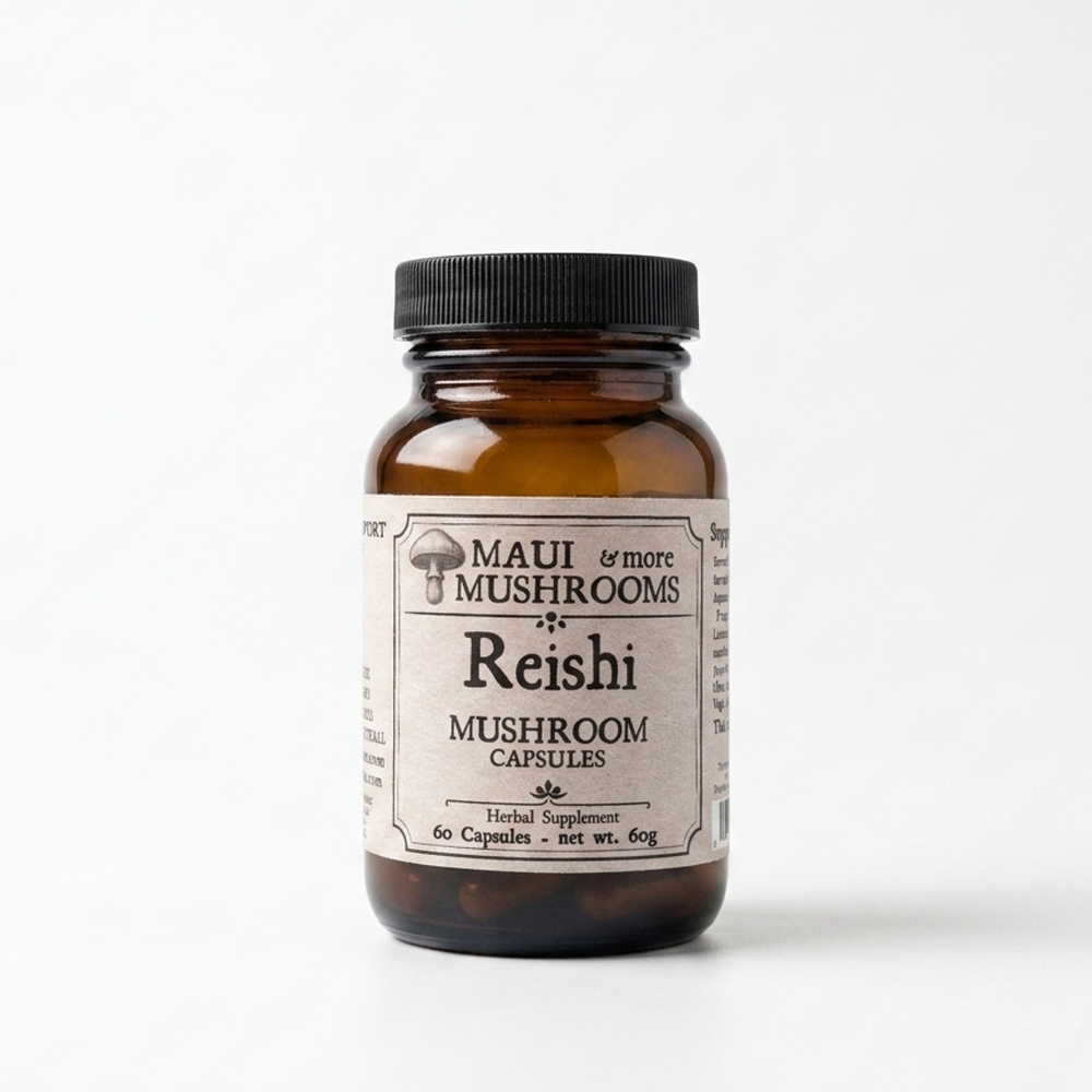 Reishi Capsules – Calming Adaptogen for Balance & Well-Being