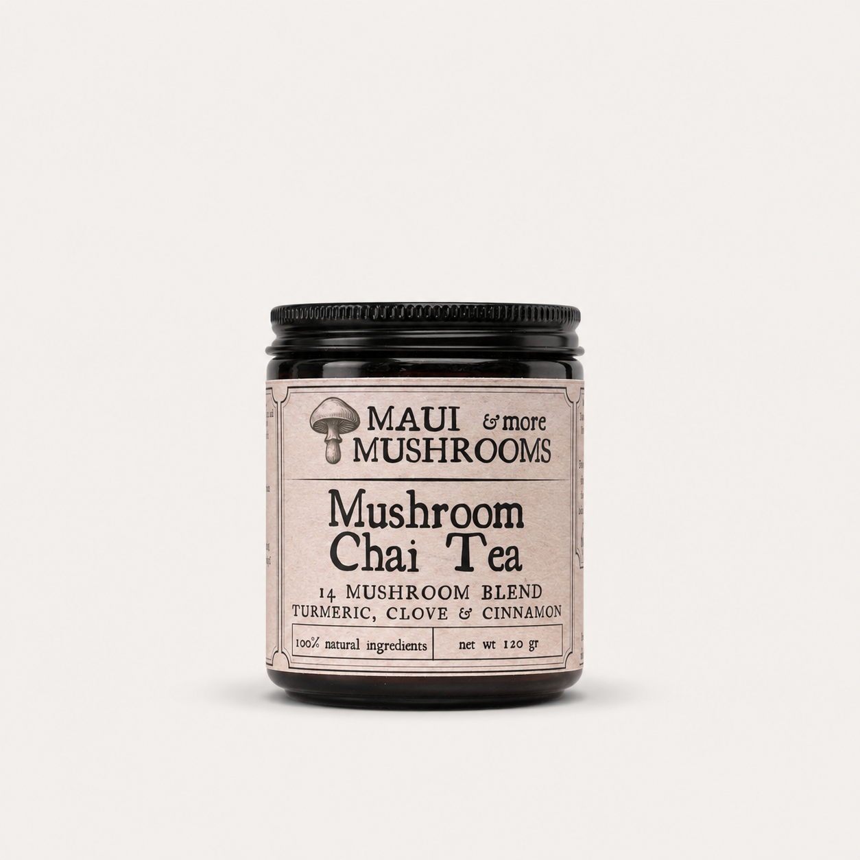 Mushroom Chai – Functional Chai Tea Infused with 14 Medicinal Mushrooms