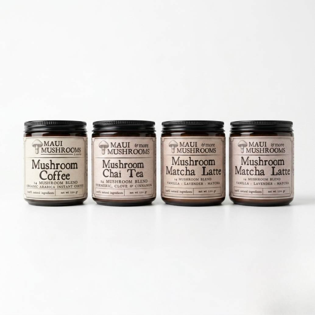 Mushroom Drink Bundle – 4 Functional Wellness Beverage Collection