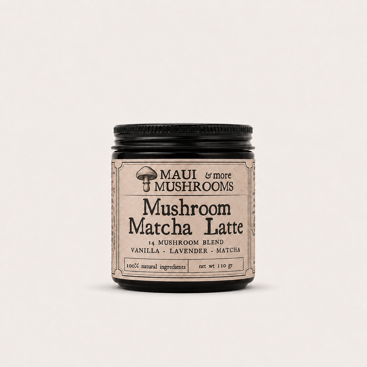 Mushroom Matcha Latte - Vanilla Lavender