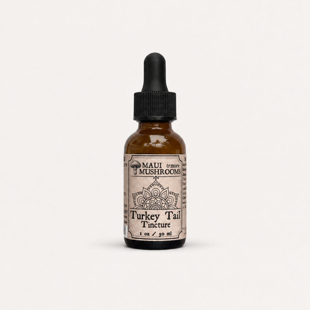 Turkey Tail Tincture – Full-Spectrum Dual + Ultrasonic Extract