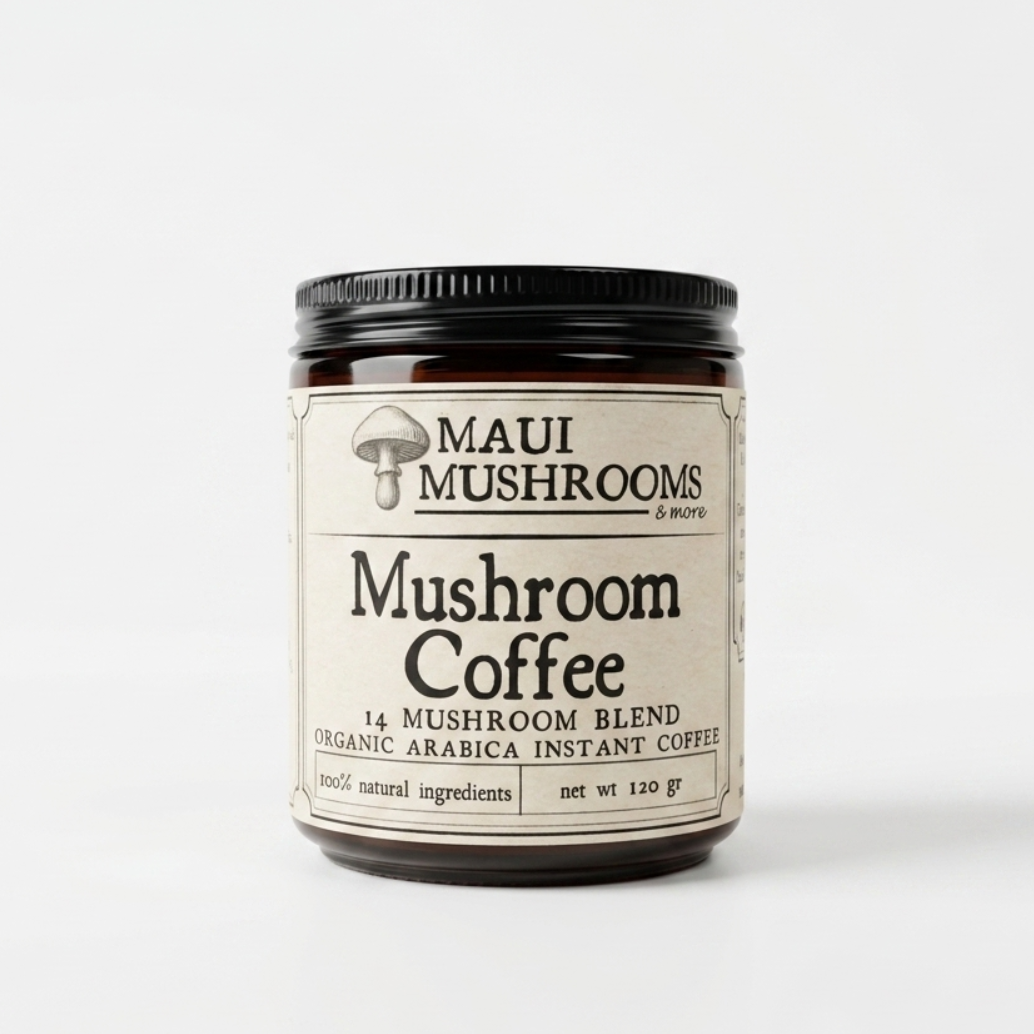 Instant Mushroom Coffee – 14-Mushroom Functional Blend